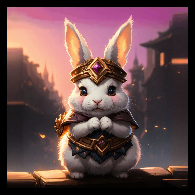 Mignon fantaisie Steampunk Lapin Artwork Lapins Ar