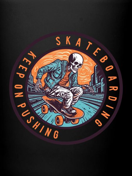 Skull Skeleton Skateboard Skater