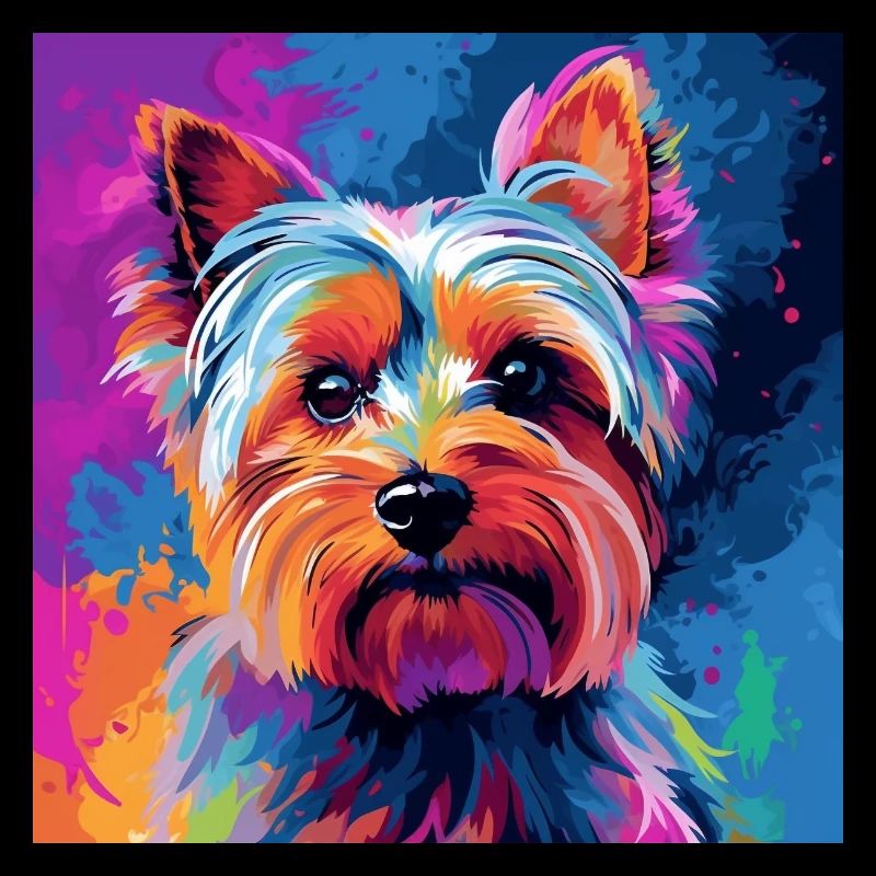 Yorkshire Terrier Pop Art