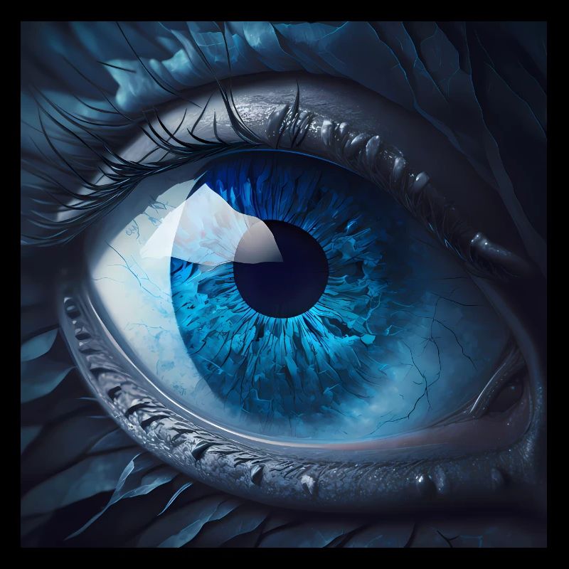 Gros plan de Blue Eyes