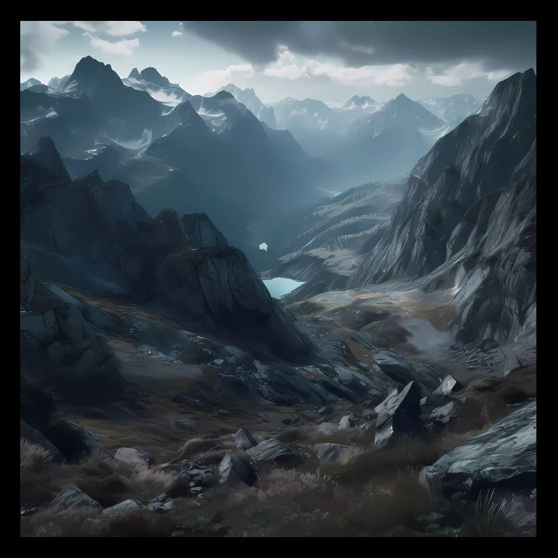 Austrian mountain landscape