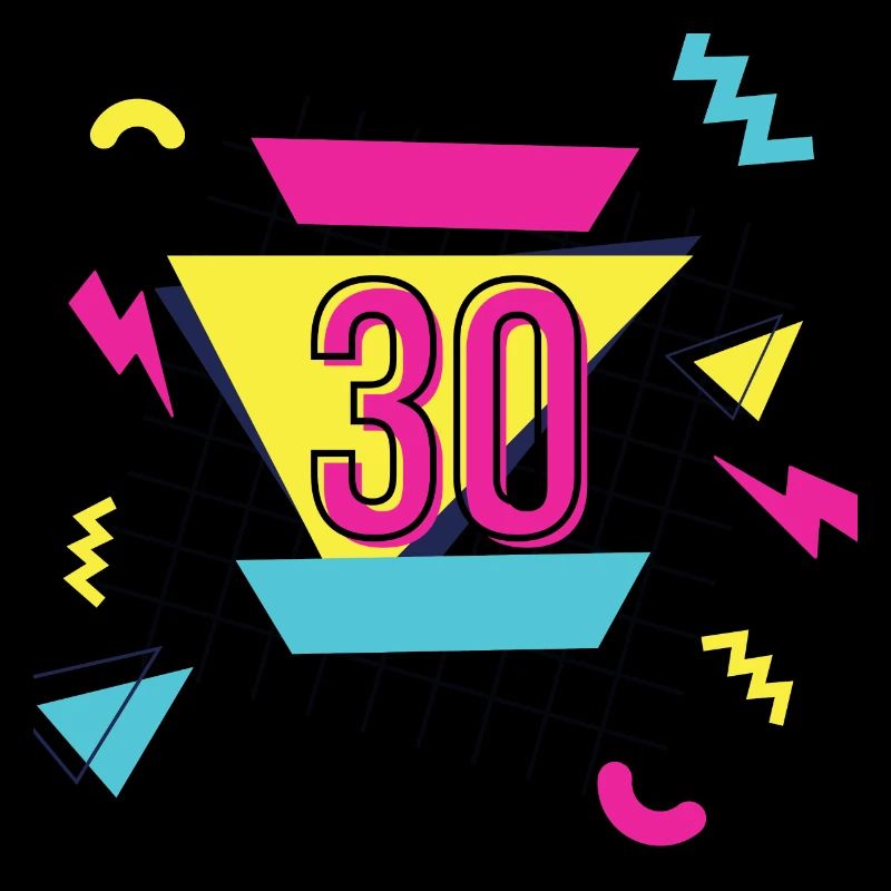 30e anniversaire 90s