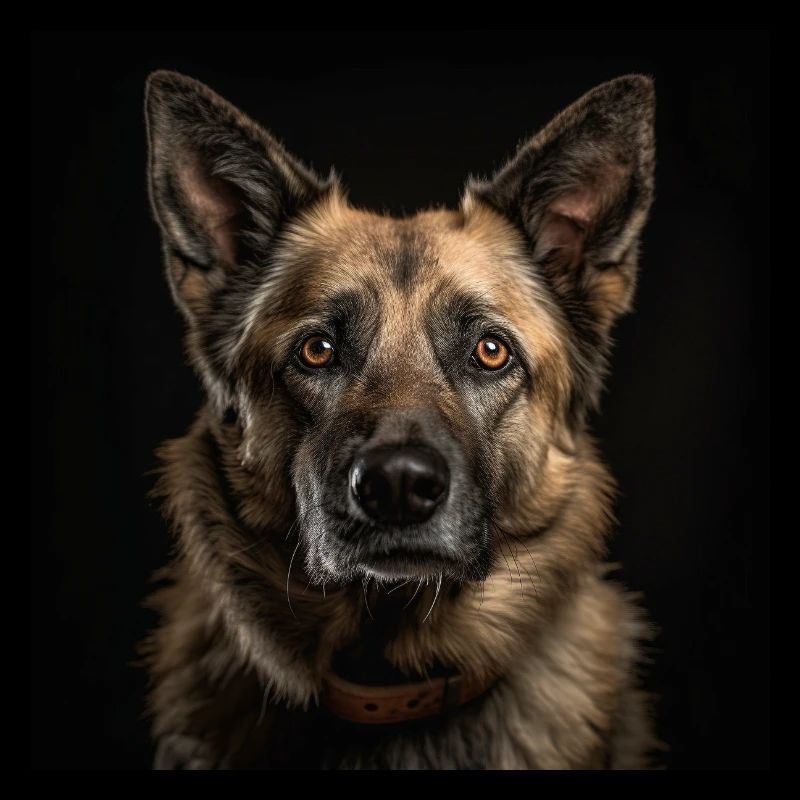 Portrait German Shepherd Rexi-Cop