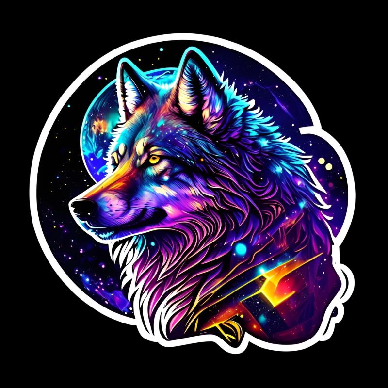 Loup psychédélique