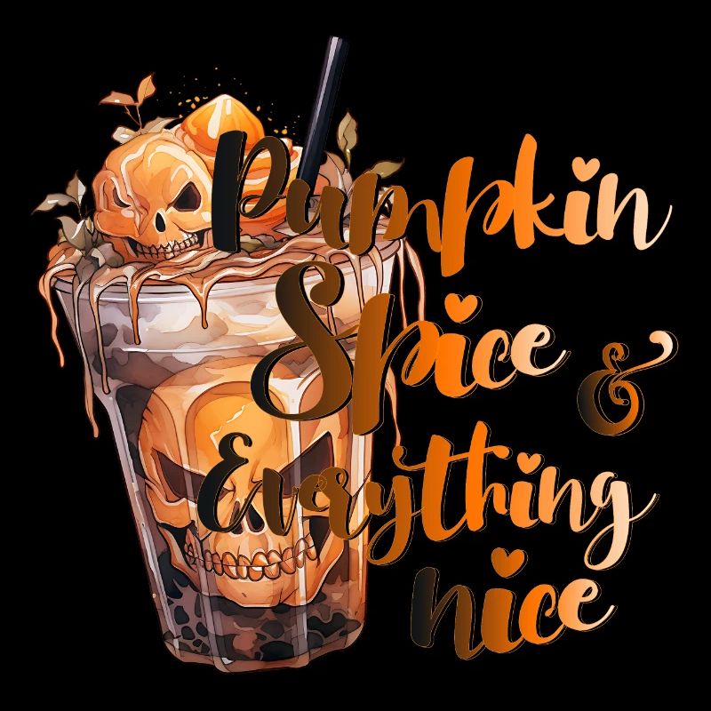 Halloween coffee pumpkin spice everything nice