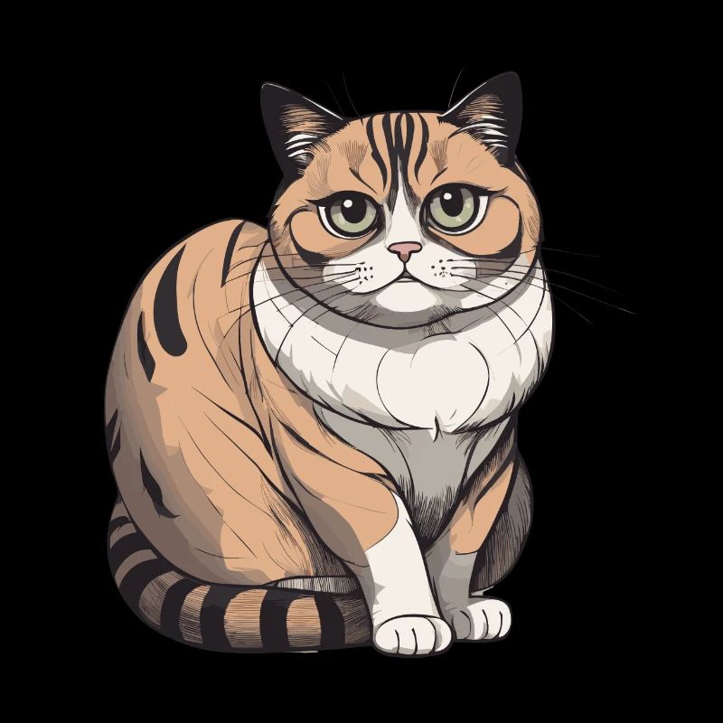 Fat kitty cat