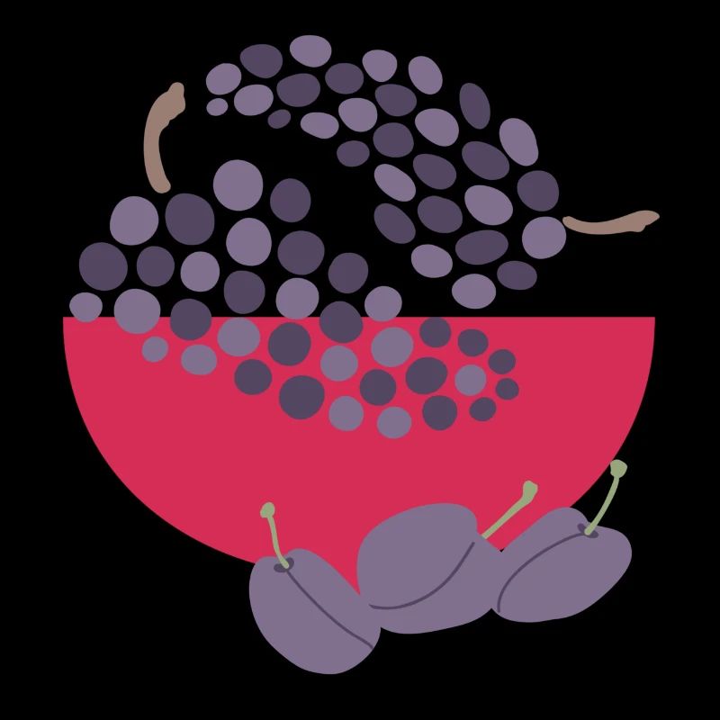 Fruit d’automne violet