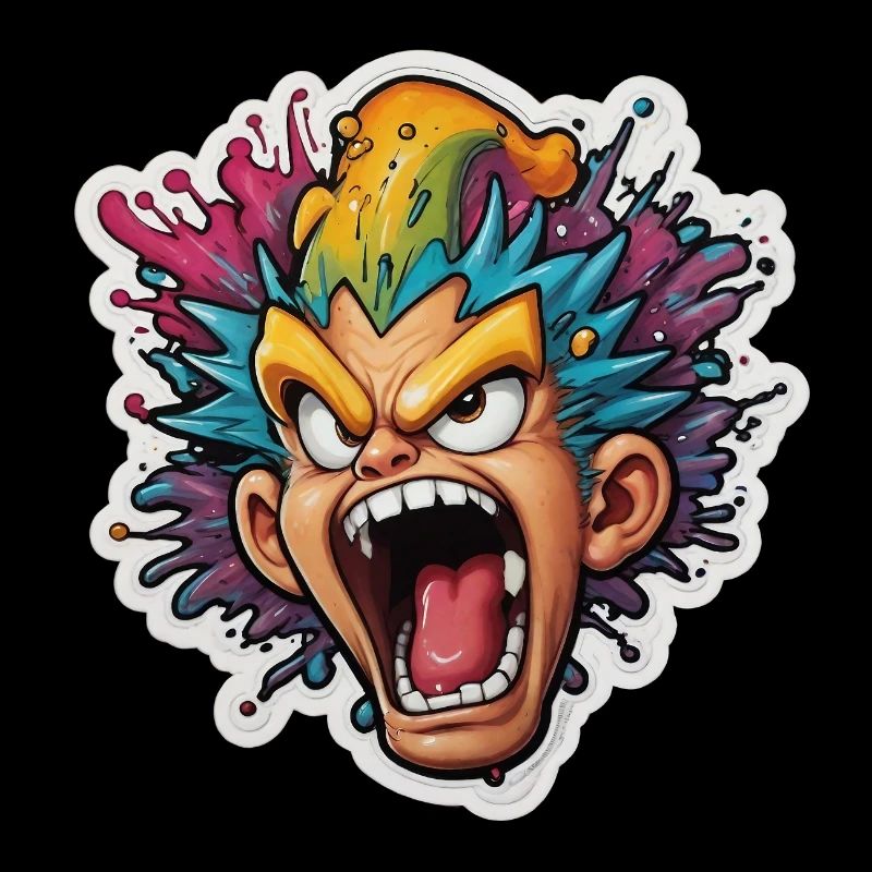 Splash boom bang, fantastischer sticker