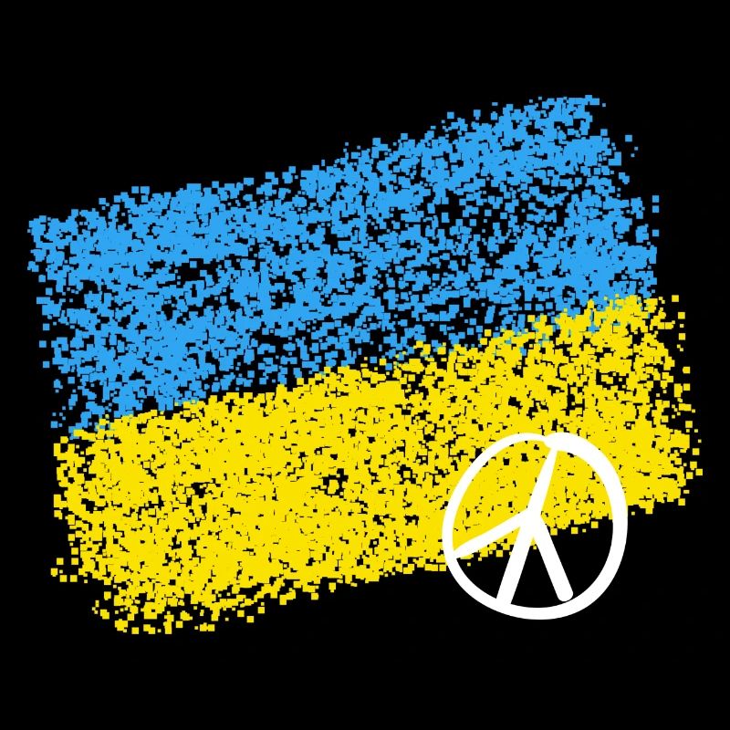 Drapeau de l’Ukraine Paix