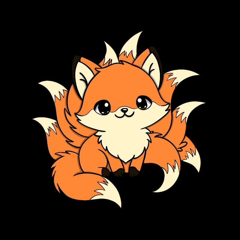 Red nine-tailed fox