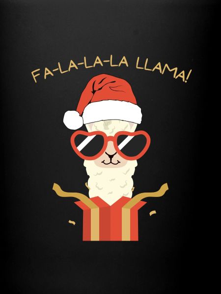 Christmas llama