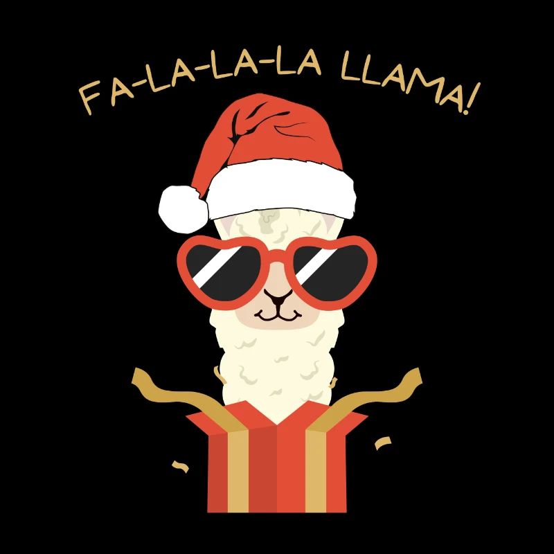 Christmas llama