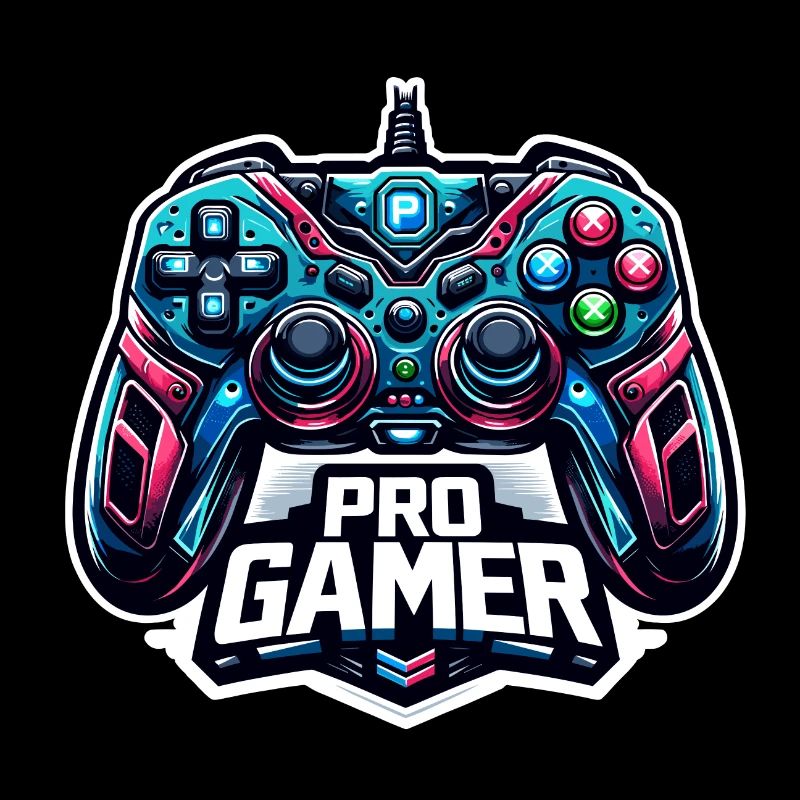 Pro Gamer - Controller Illustration