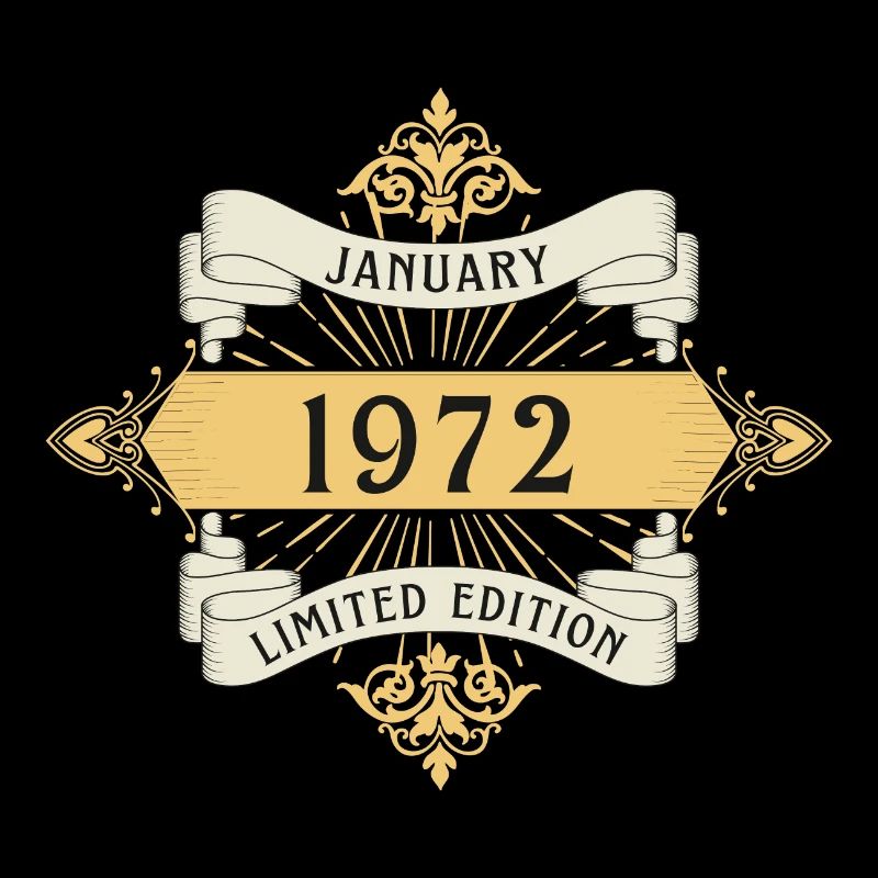 Janvier 1972 anniversaire édition limitée