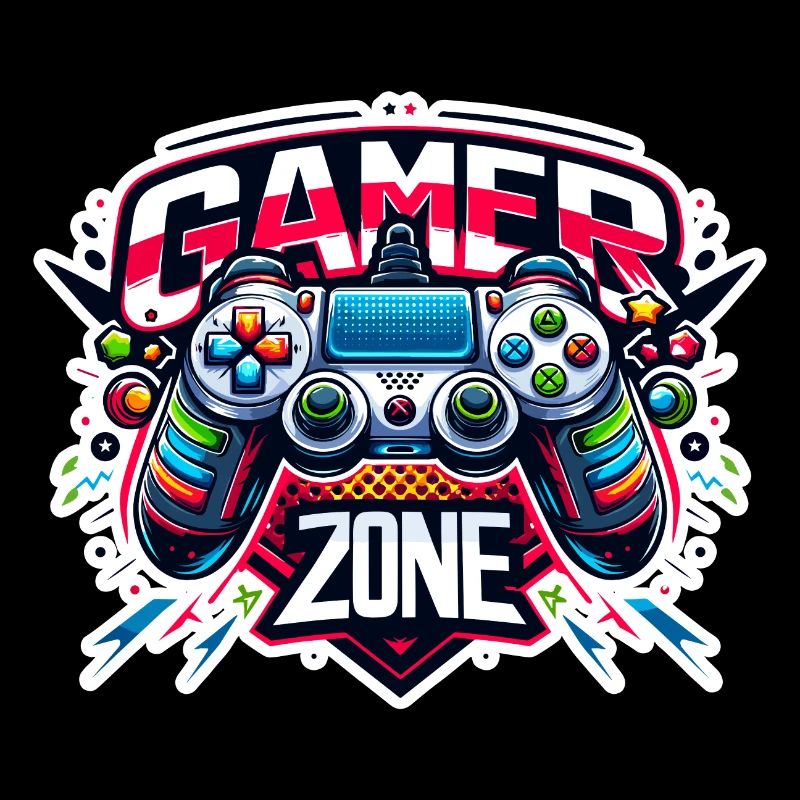 Gamer Zone - Controller Illustration