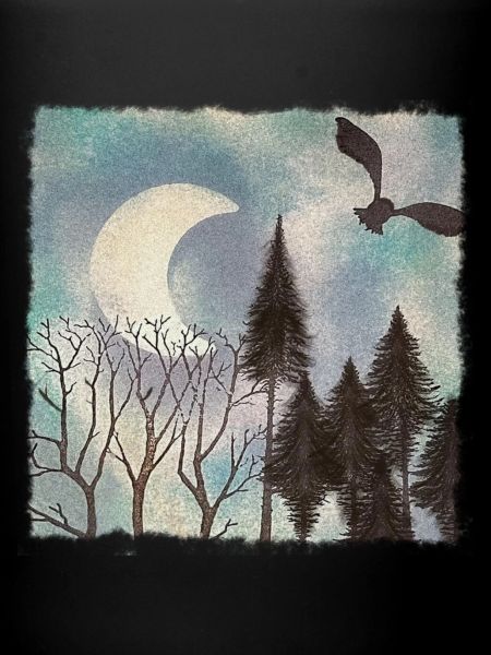 demi-lune en décembre