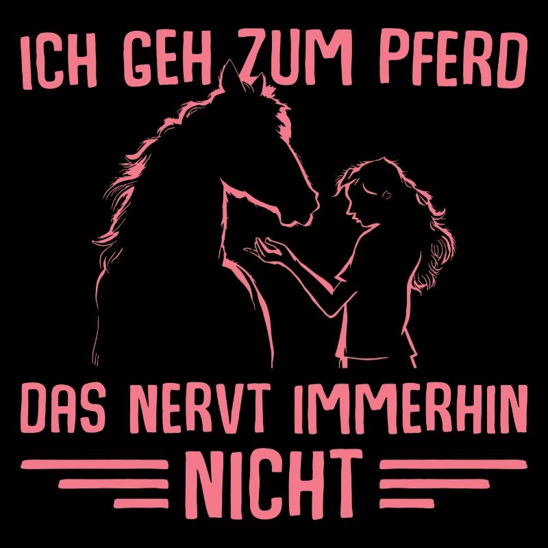 Pferd Reiten Spruch Mädchen Reiterin