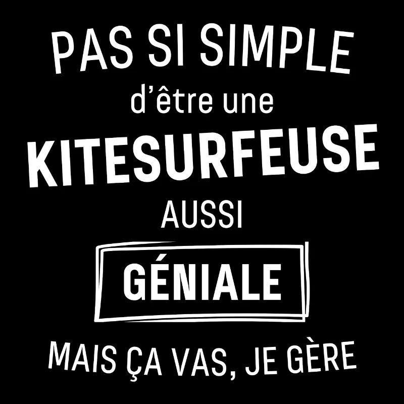 Kitesurfeuse GÉNIALE