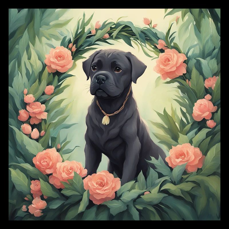 Mignon Kawaii bébé canne Corso Floral