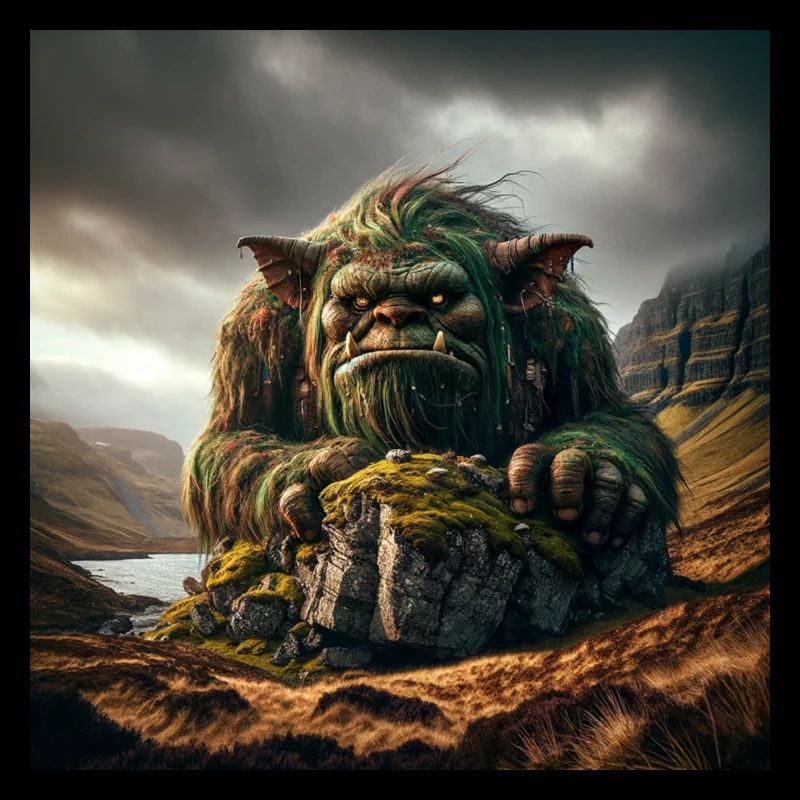 Troll in the mountains