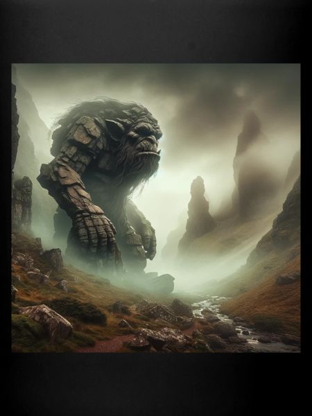 Troll dans le brouillard