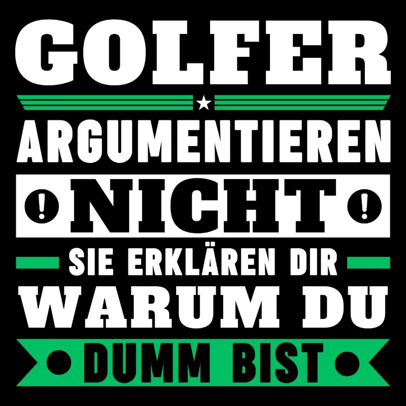 Golfers don't argue