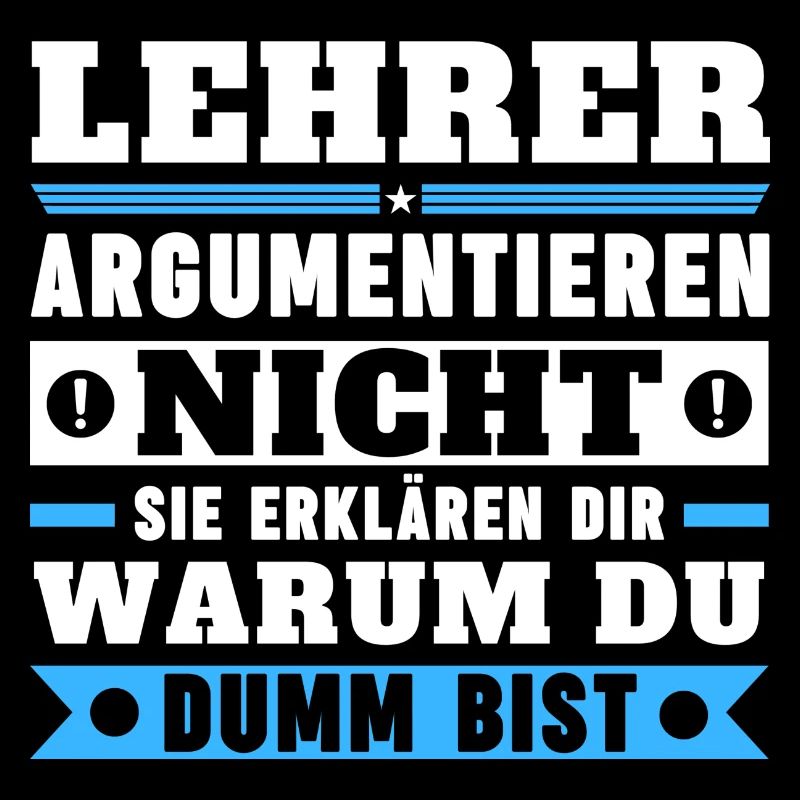 Lehrer argumentieren nicht