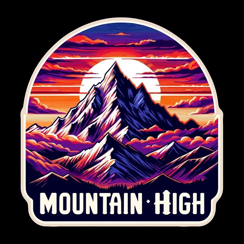 Mountain High - Berg Illustration