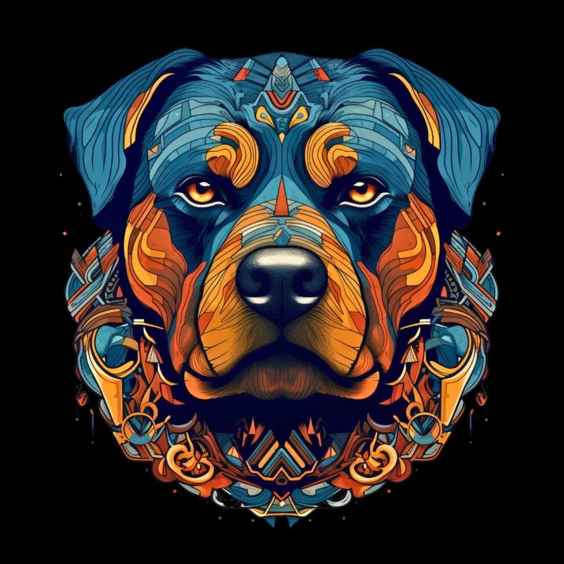Animal Chien Mandala