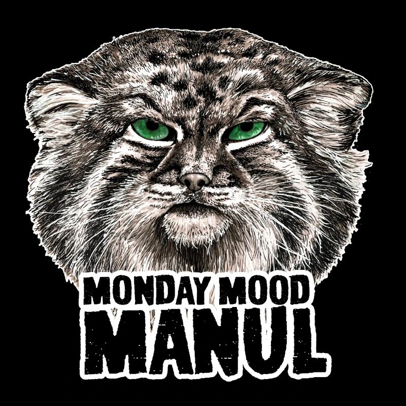 Manul schwarz