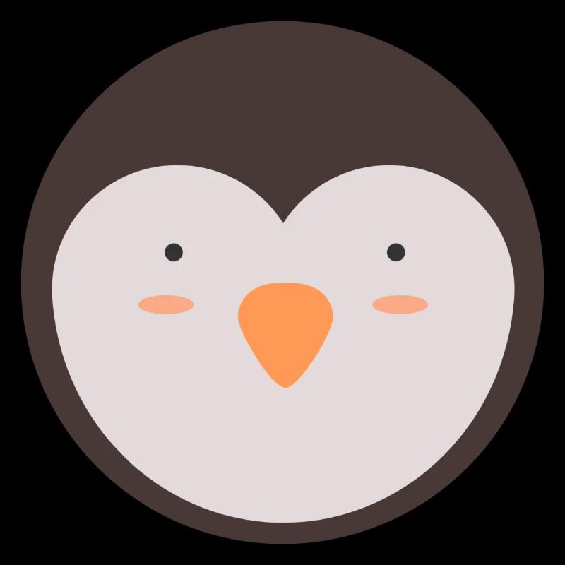 Cute Penguin Face