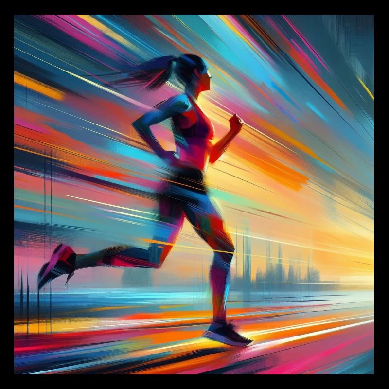 Femme de course 1