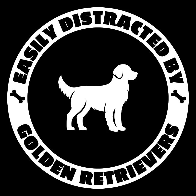 Easily distracted by Golden Retrievers
