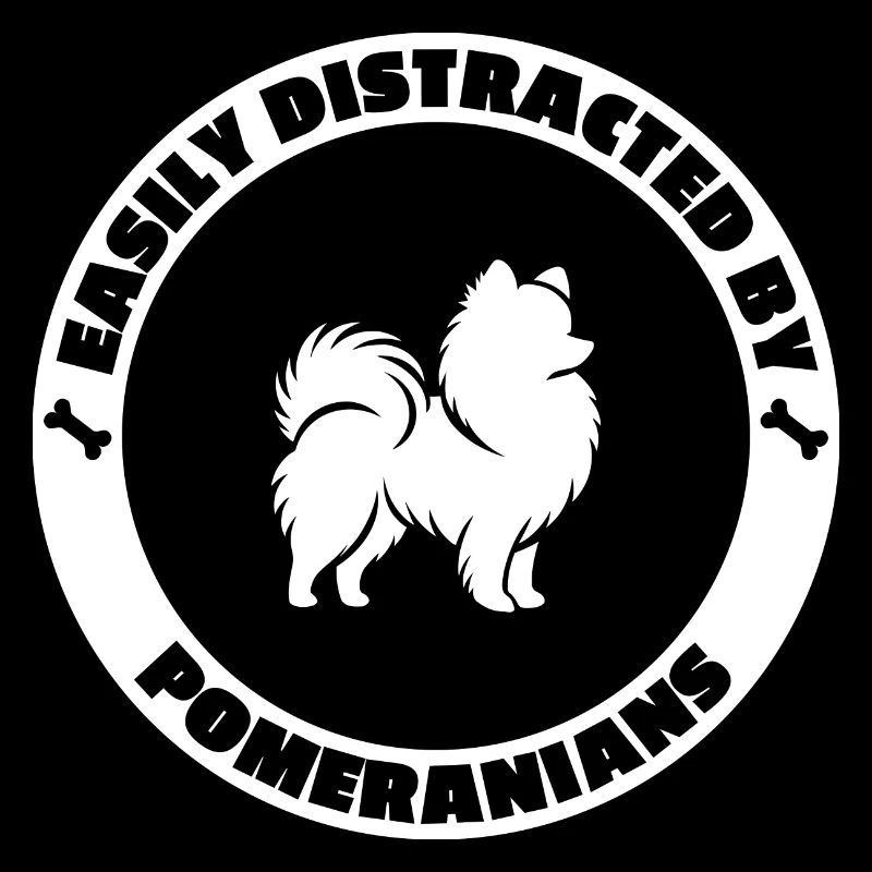Easily distracted by Pomeranians