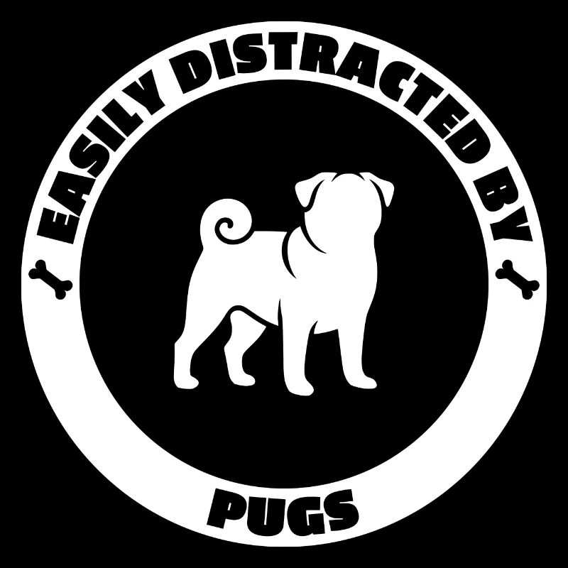 Easily distracted by Pugs