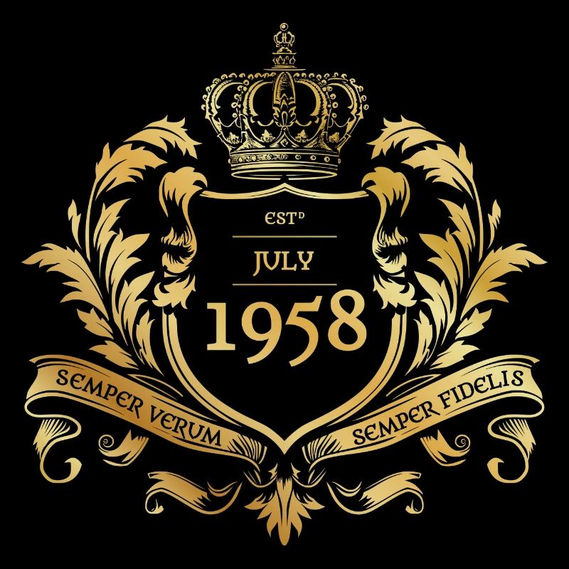 66e anniversaire Établi 07/1958