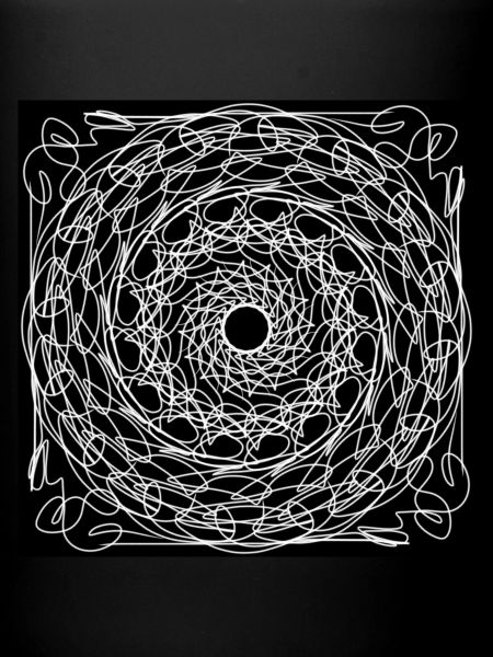 Mandala Web N&B