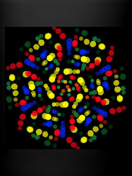 Rainbow flower