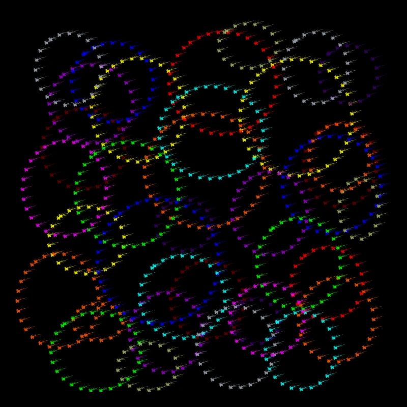 cercles de points