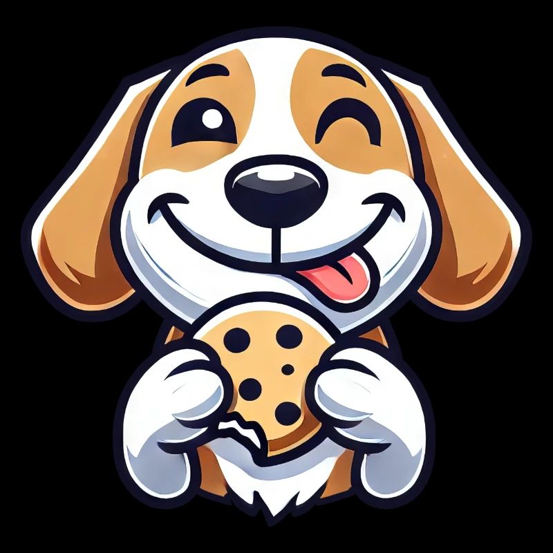 Caramelo de galleta de postre de perro Beagle