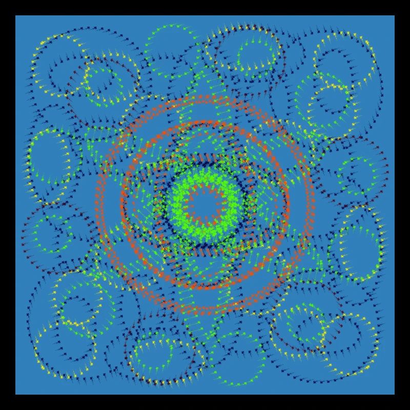 Celestial Geometric Abstract Design