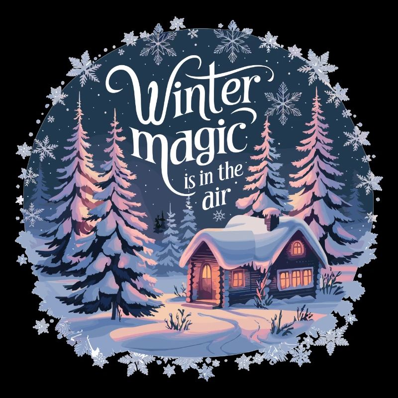 La magie de l’hiver est dans l’air – Paysage d’hiver