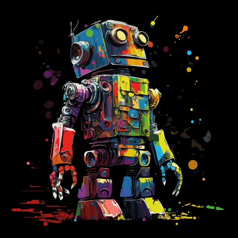 Pop Art Roboter
