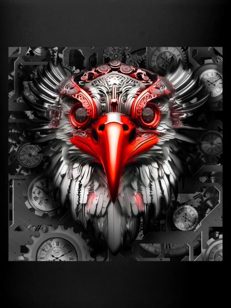 Steampunk style rétro Eagle