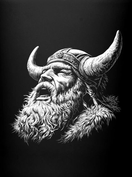 Guerrier viking hurlant / Viking