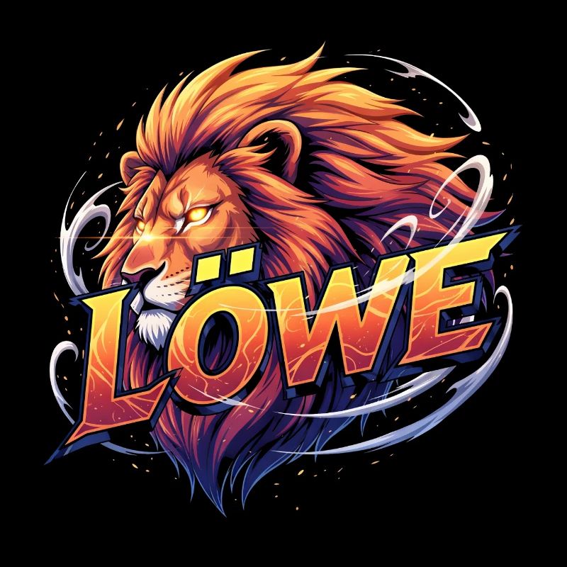 Conception d’anime du zodiaque Lion