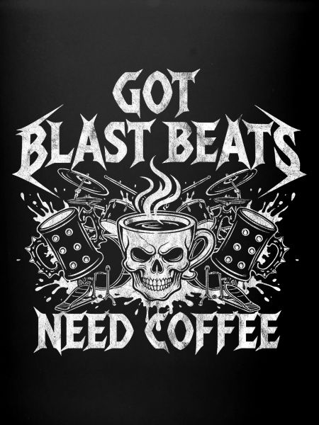 Coffee meets blast beats