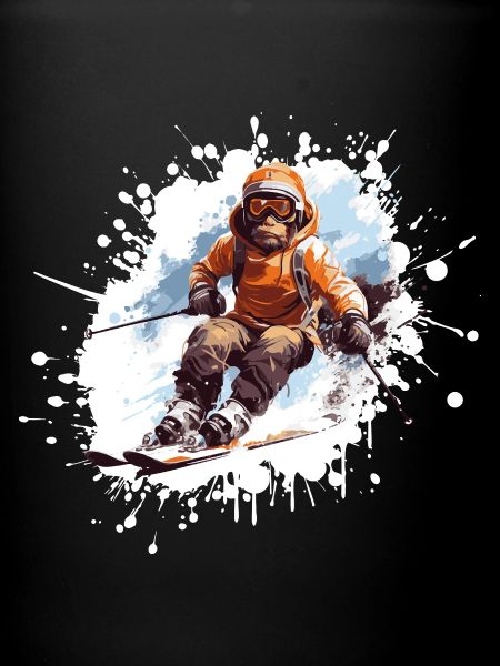 Monkey Ski Skiing