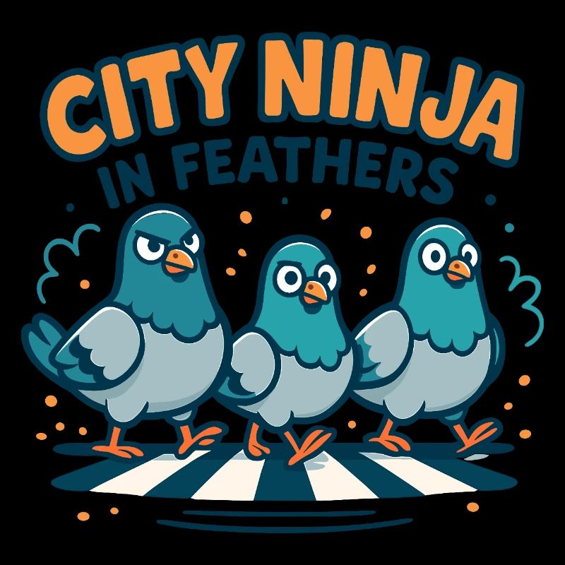 City Ninja in Feathers