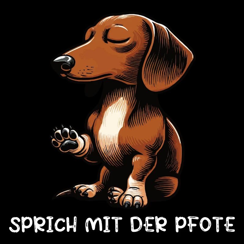 Sprich mit der Pfote Dackel Dackelbesitzer Teckel